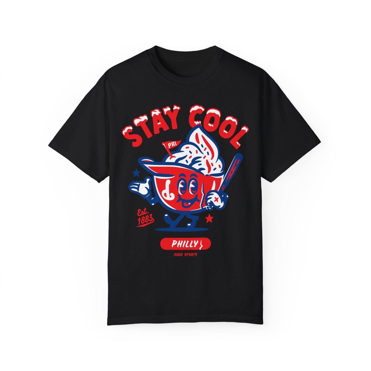 Philadelphia Phillies Stay Cool Unisex Tee: T-shirt / Sand / L