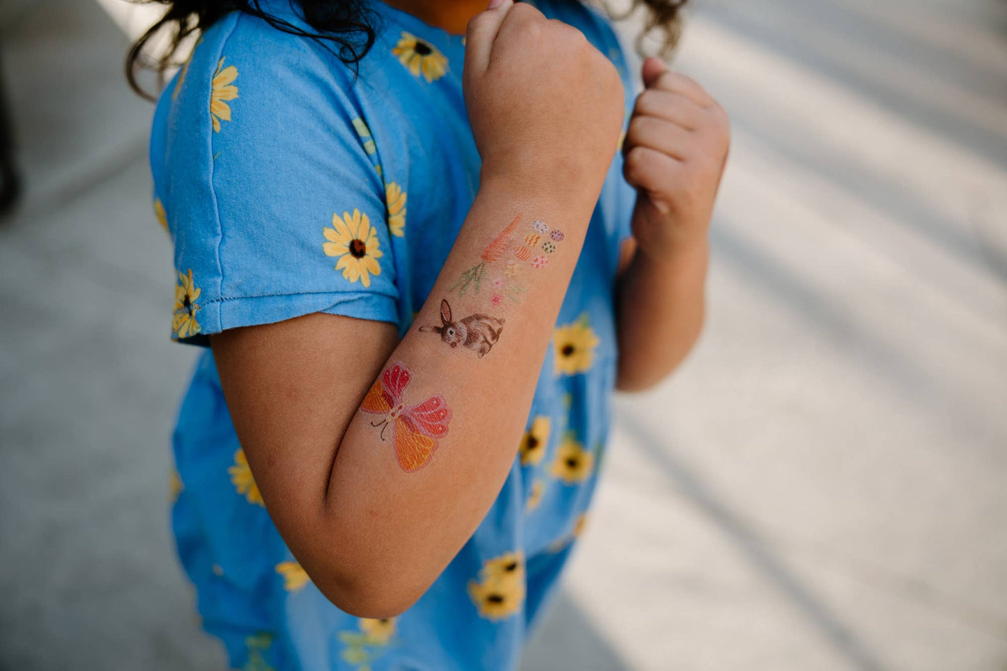 Spring Bunny Temporary Tattoos