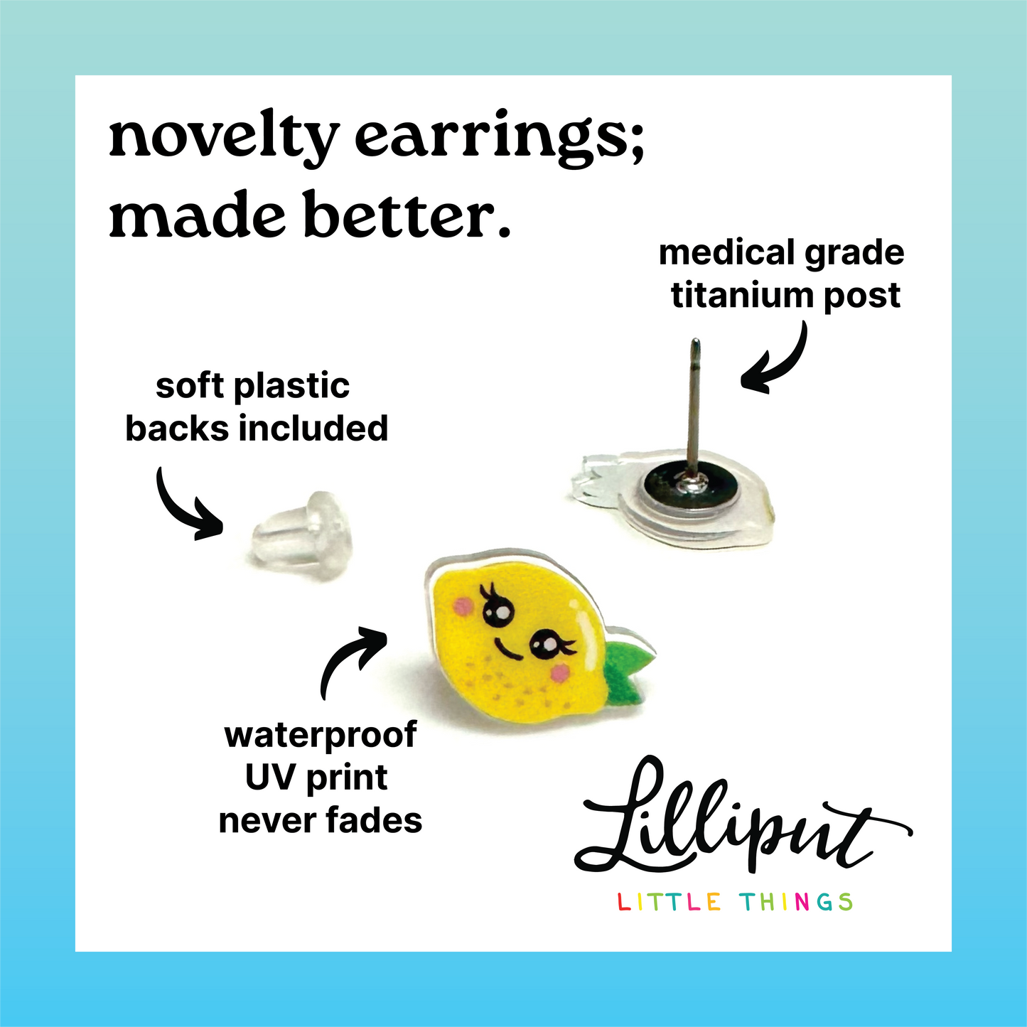 Seagull & French Fries Earrings // Funny Earrings