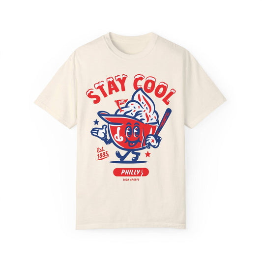 Philadelphia Phillies Stay Cool Unisex Tee: T-shirt / Sand / L